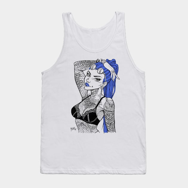 Pin Up Widowmaker Tank Top by Muglo